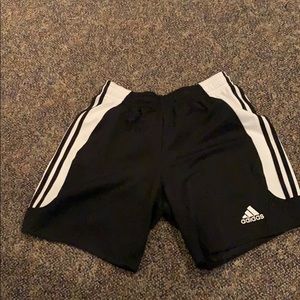 Black adidas shorts